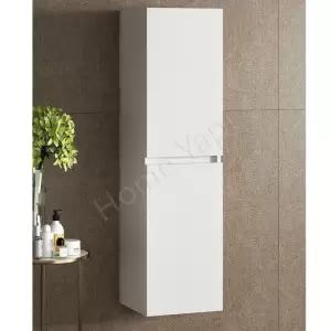 Banyo Boy Dolabı Beyaz Kulpsuz 35 Cm Full Mdf resim1